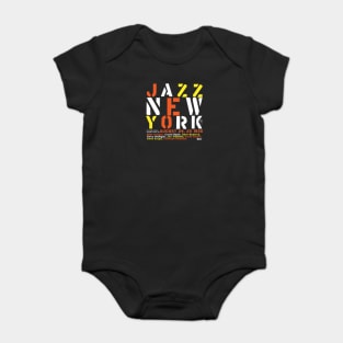 1956 Jazz New York Baby Bodysuit